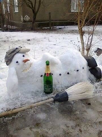 Мега-креативный снеговик