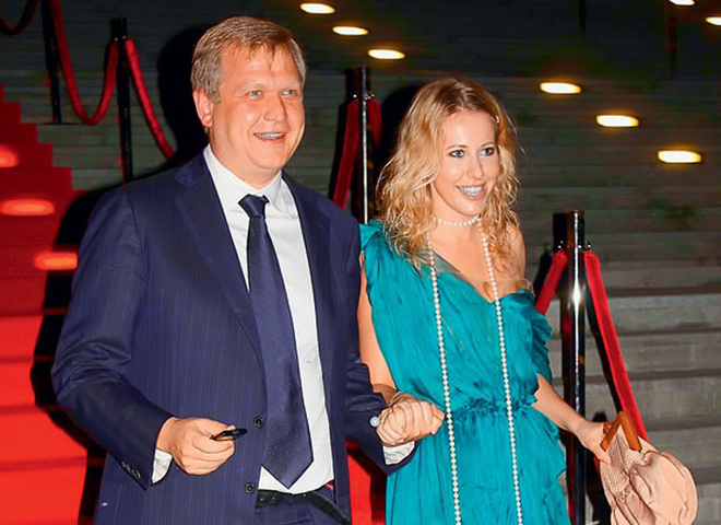 Сергей Капков и Ксения Собчак