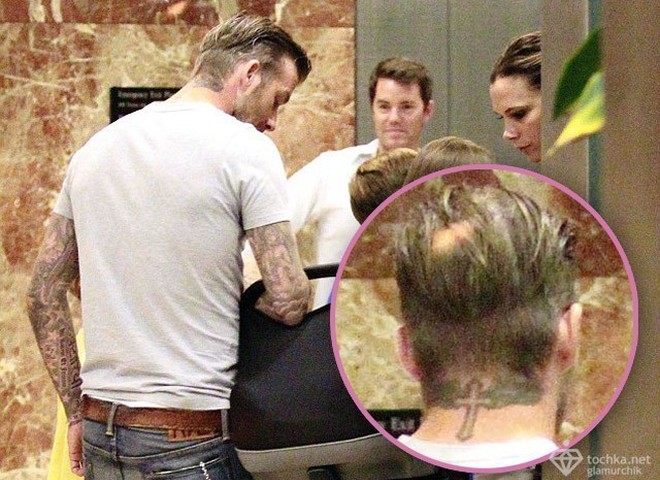 Дэвид Бекхэм лысеет