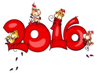 Новый год обезьяны 2016