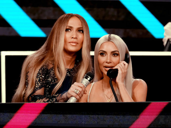 Дженнифер Лопес и Ким Кардашьян