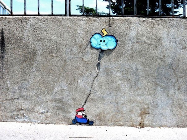 Уличный арт от французского художника OaKoAk