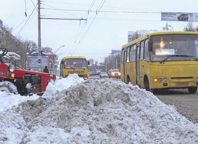 Маршрутки бояться снігу