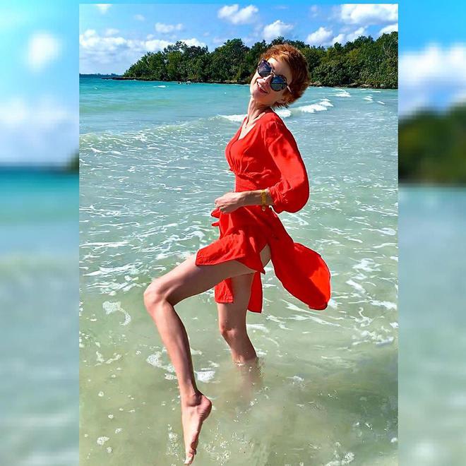 Елена-Кристина Лебедь и Павел Розенко отдыхают на Кубе