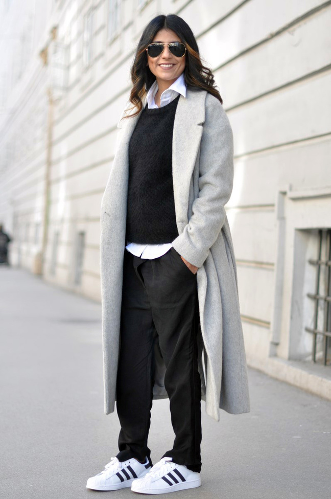 Зимние кроссовки: street style