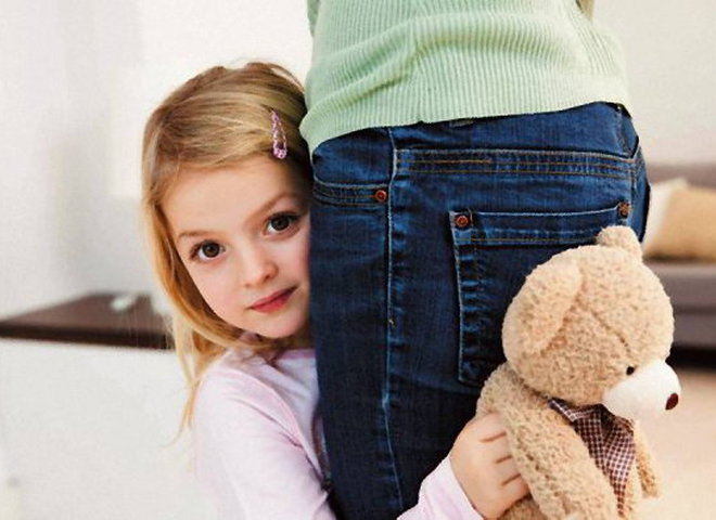 Застенчивый ребенок