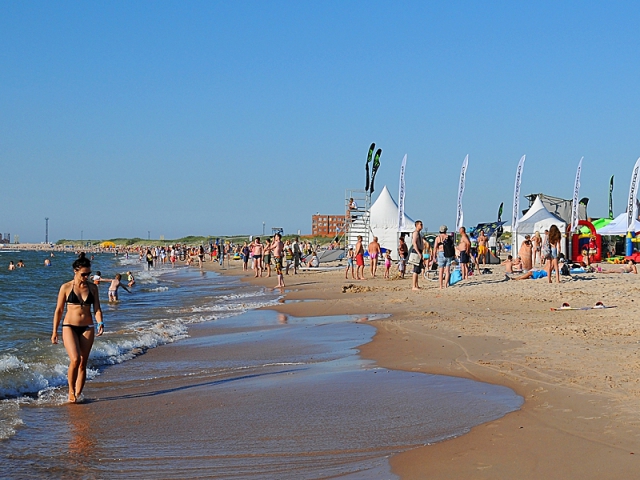 Найкращі пляжі Балтійського моря: Вентспилсский пляж, Латвія