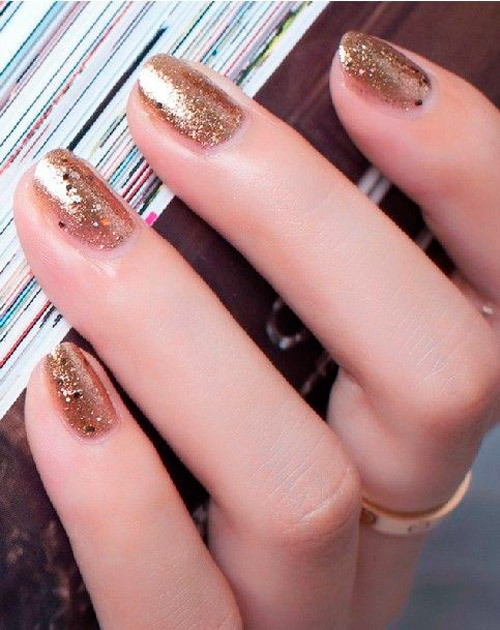 осенний маникюр 