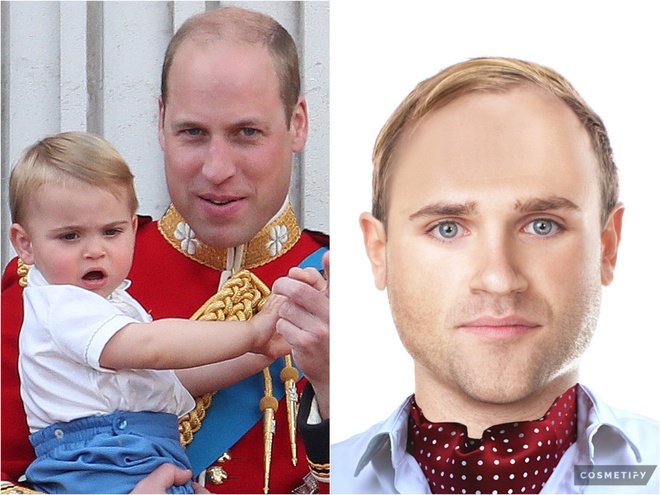 Принц Луї зараз і через 20 років