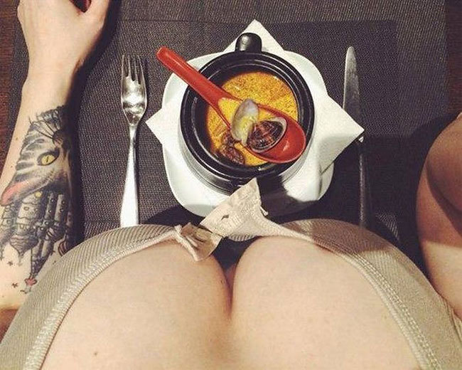 Вкусный завтрак глазами женщины