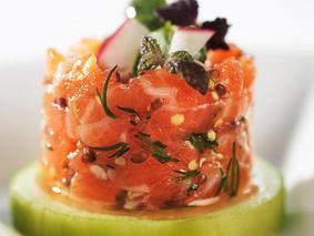 Тартар из семги