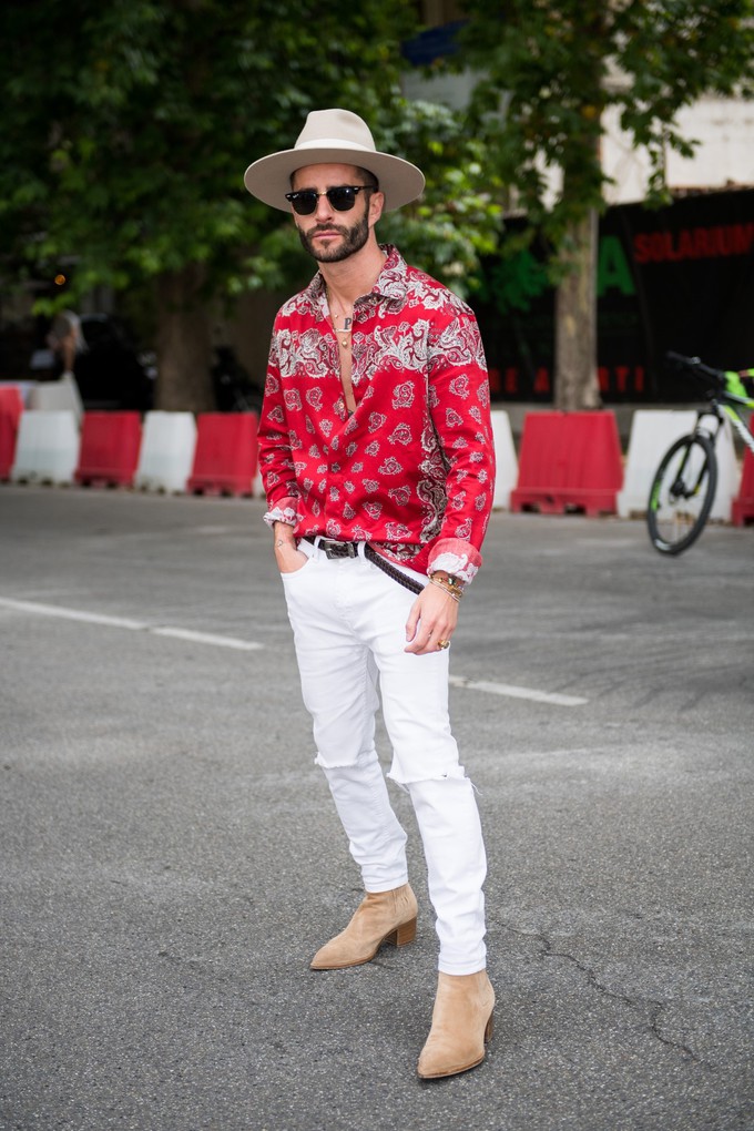 Неделя мужской моды в Милане: стритстайл