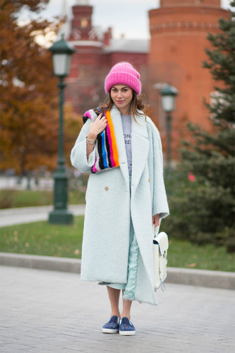 Пальто и шубы в цветах Pantone: street style