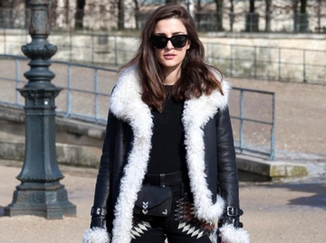 Street style Тижня моди в Парижі: дублянки