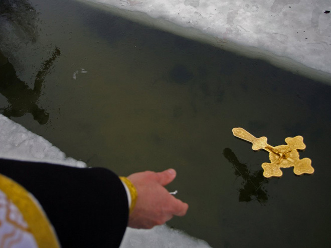 Купання в ополонцы на Водохрещення