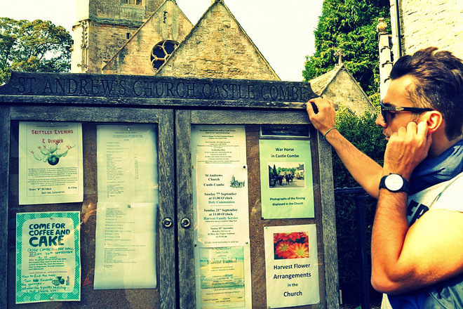 Деревня Castle Combe