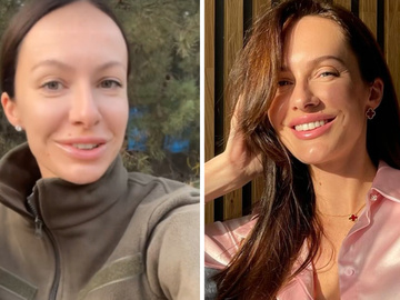 Ексдружина Остапчука у камуфляжі показала, як проходила військову підготовку