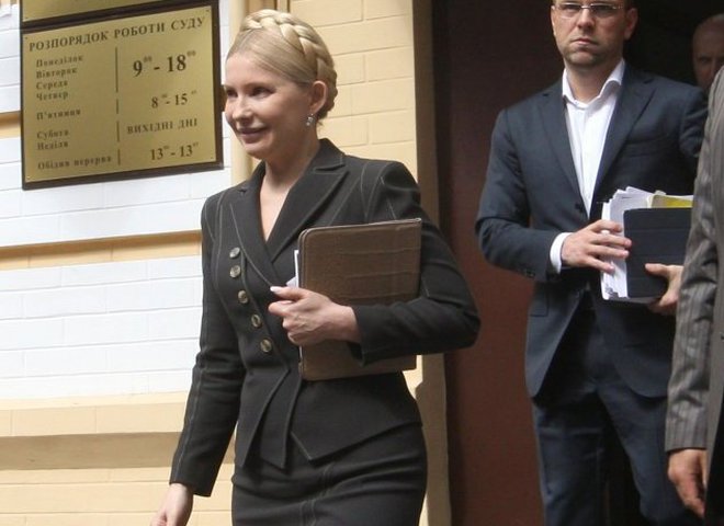 Визит Юлии Тимошенко в прокуратуру