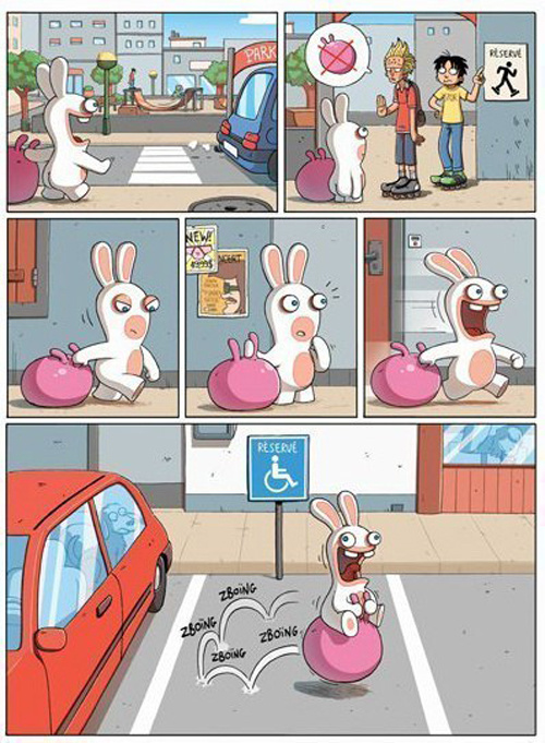 Комиксы по мотивам "Rayman raving rabbids"