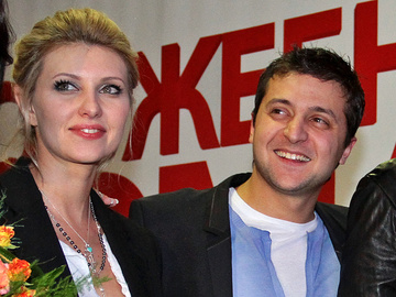 Володимир Зеленський з дружиною Оленою
