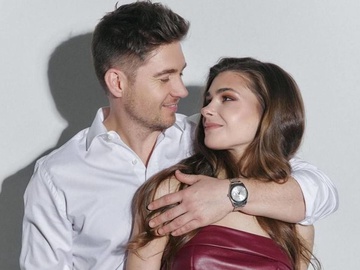 Остапчук із дружиною оголосив стать третьої дитини на гендерній вечірці