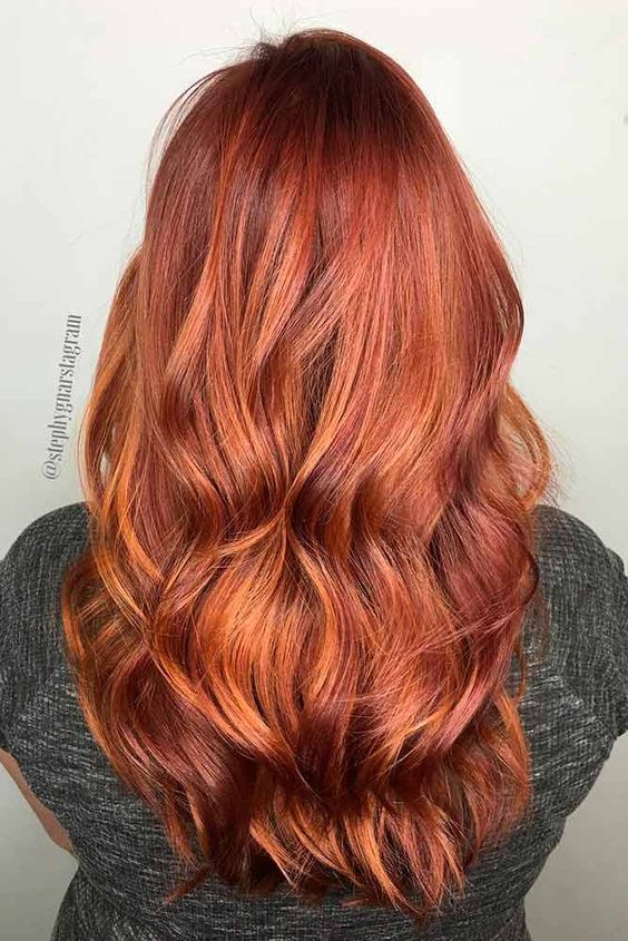 Рыжий цвет волос 2019