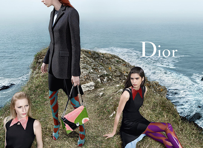 Морская бездна: рекламная кампания Dior осень/зима 2015-16