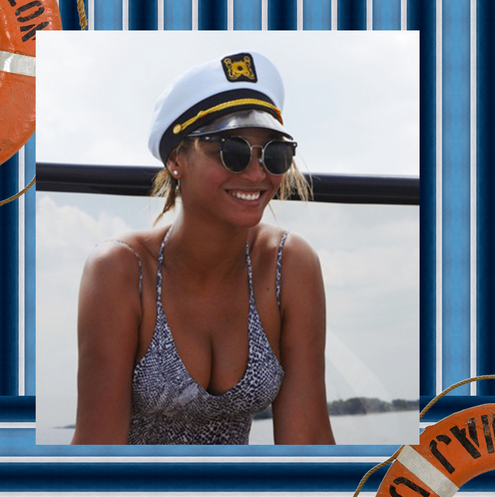 Бейонсе на отдыхе