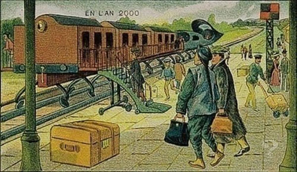 Подборка прикольных картинок "2000 год глазами 1900-го"