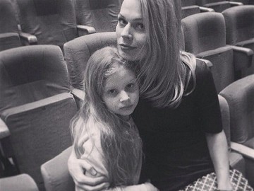 Ольга Фреймут з донькою