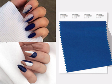 Classic Blue: ідеї манікюру з головним кольором року по Pantone