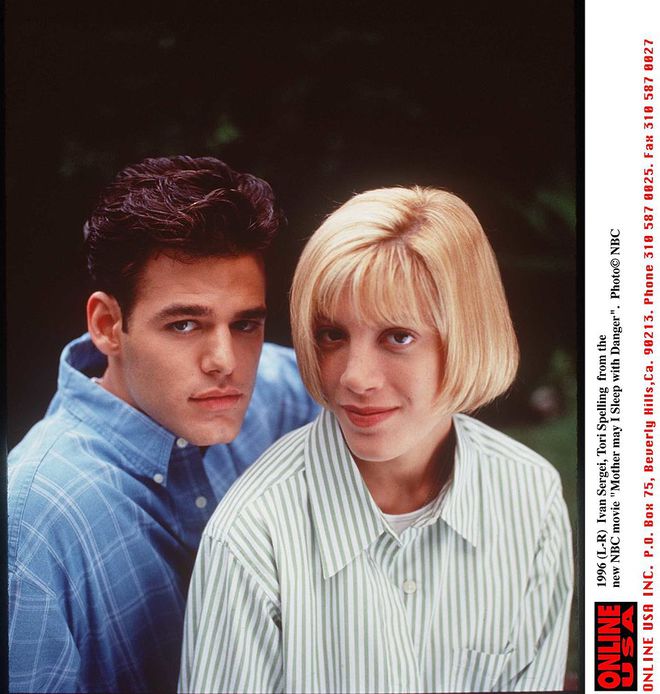 Тори Спеллинг в 1996 году