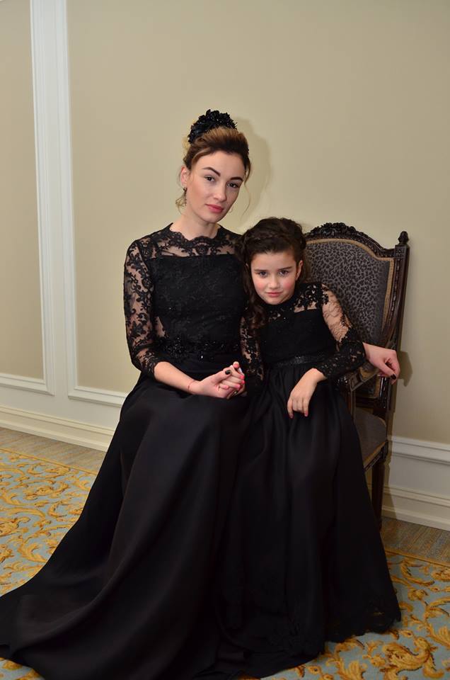 Приходько с дочкой