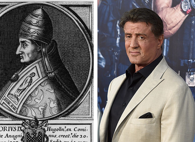 Сильвестр Сталлоне и папа Григорий IX
