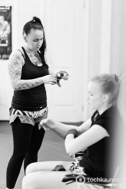 Девушка в спорте: тайский бокс