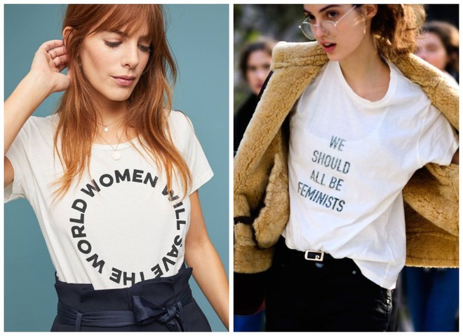 Вещи с феминистскими лозунгами