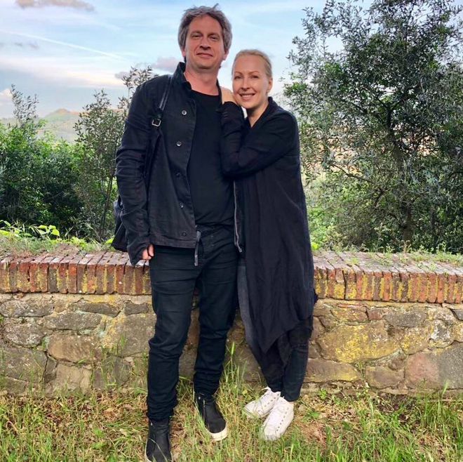 Катерина Виноградова с мужем