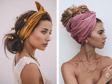 Как красиво завязать платок на голове: модные идеи для повседневности