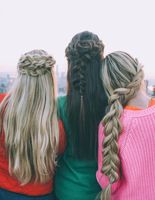 Косы на длинные волосы: модные примеры