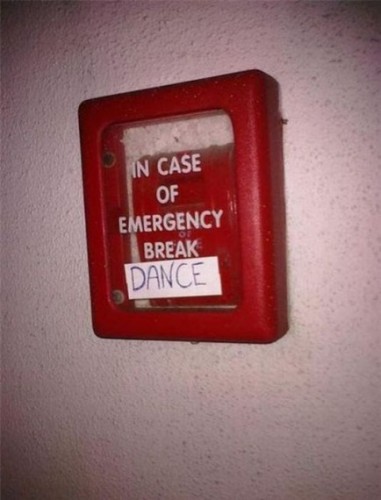 В случае опасности- танцуй
