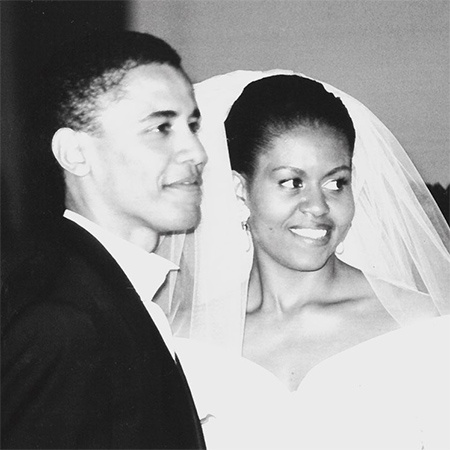 Мишель Обама и Барак Обама