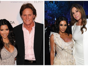 Кім Кардаш'ян привітала з 75-річчям вітчима, який змінив стать