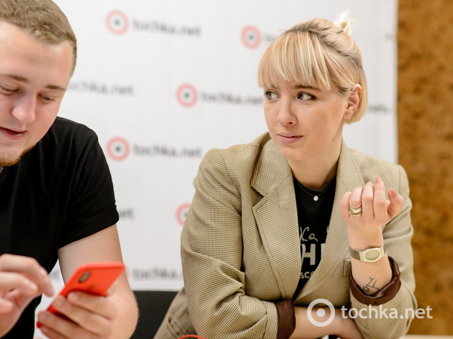 Победители проекта "Подиум" дуэт Середа в гостях tochka.net