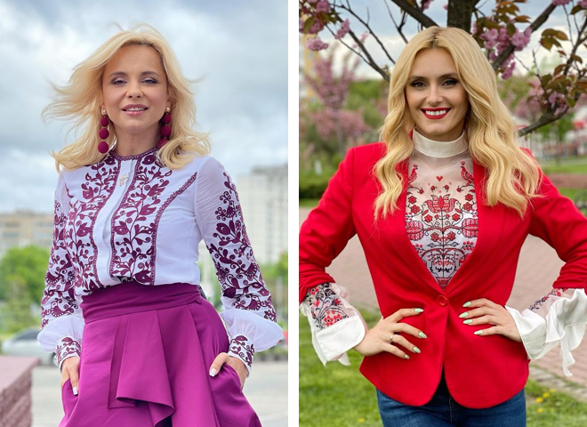 День вышиванки 2021: звезды в ярких нарядах