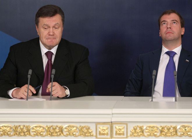 Виктор Янукович, Дмитрий Медведев