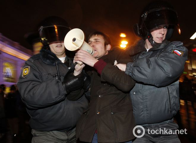 Аресты оппозиционеров в Санкт-Петербурге