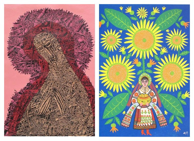 Картины Ивана Марчука и Марии Примаченко
