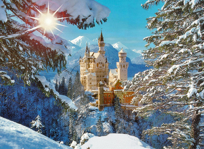 Самые красивые замки Европы. Замок Нойшванштайн, Германия