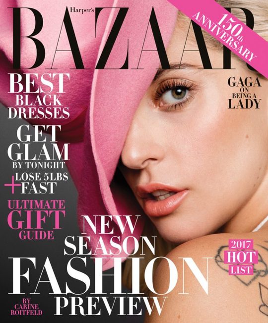 Леди Гага снялась для юбилейного выпуска Harper’s Bazaar