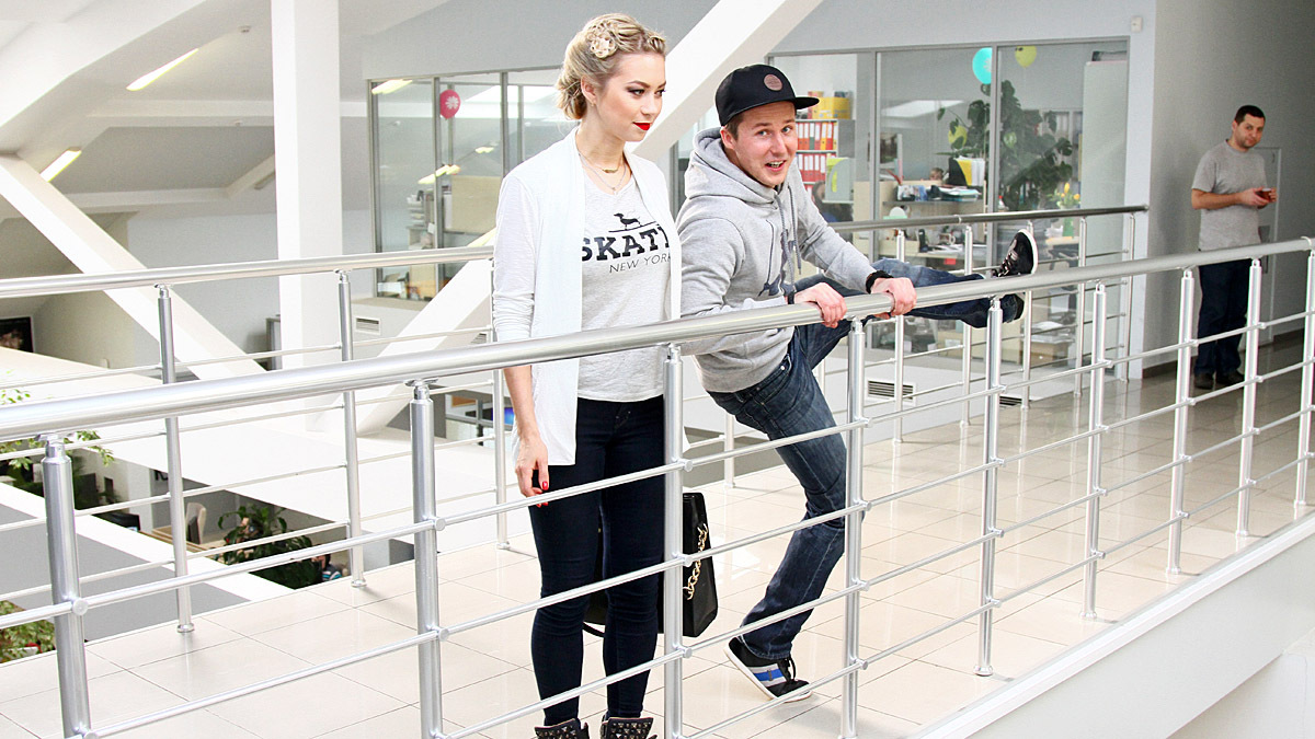 Дима Обризан и Полина Логунова